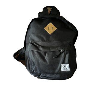 Everest Black Nylon Backpack Medium Size